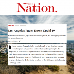 “Los Angeles Faces Down Covid-19” by Jon Wiener in The Nation