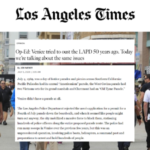 Jon Wiener's Op-ed in the Los Angeles Times